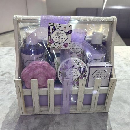 بكجات العناية بالجسم  - Lavender Bath Set